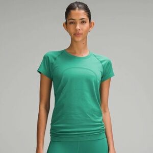 lululemon Athletica Swiftly Tech Short Sleeve Shirt, Cascadia Green size 2